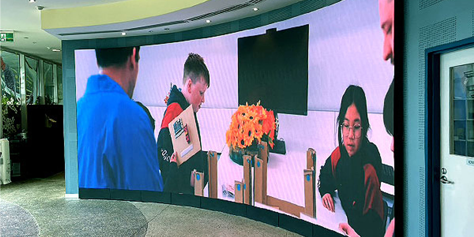 GTAC Curved LED Wall